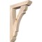 Ekena Millwork Olympic Slat Smooth Bracket w/ Offset Brace, Douglas Fir, 5 1/2"W x 24"D x 36"H BKT0604X24X36OLY06SDF - alternate 1